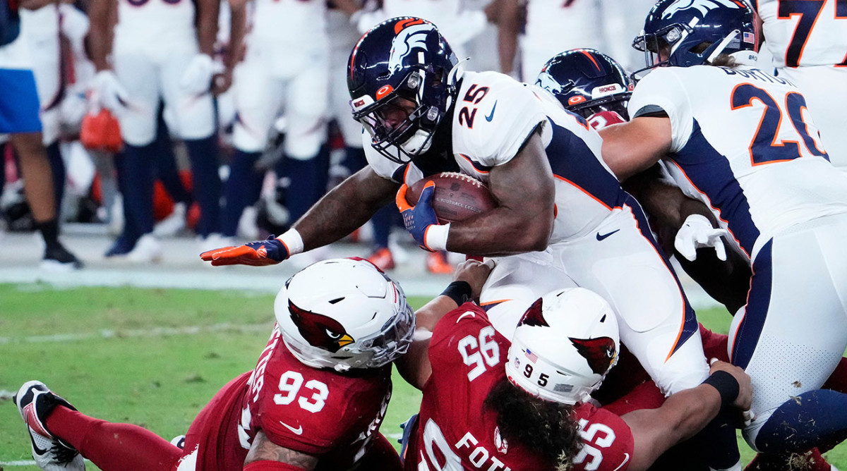 Denver Broncos running back Samaje Perine